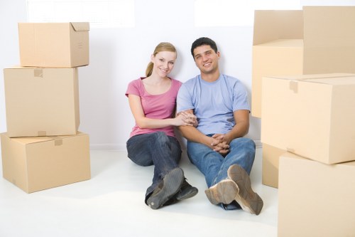 Removal team planning a home move in Ilford