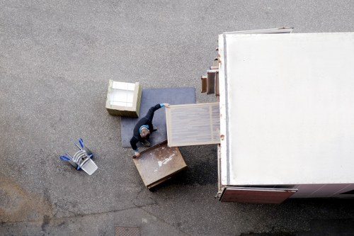 Residential moving team working on a property move in Ilford