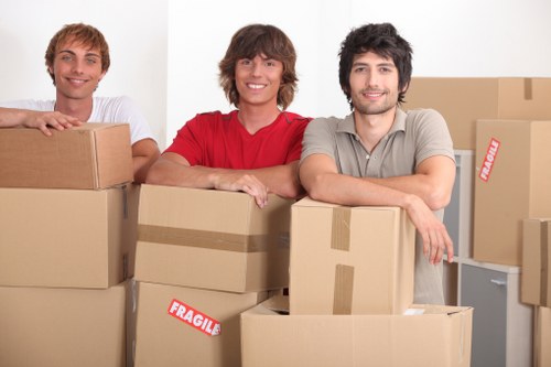 Packing service for a family home and business move in Ilford