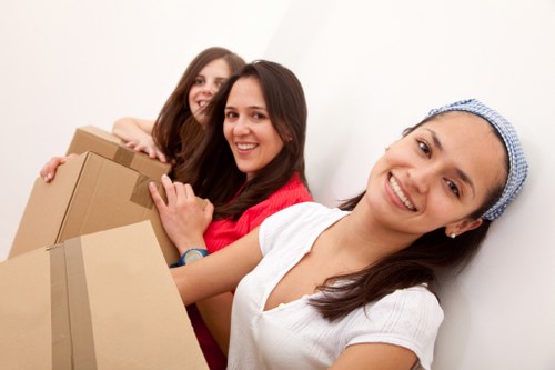 Packing and furniture preparation for a local move