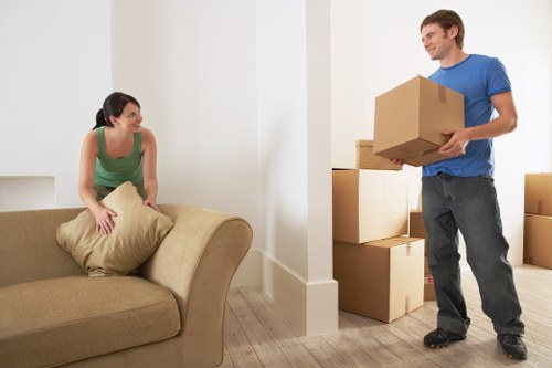 Local moving team working near residential streets in Ilford