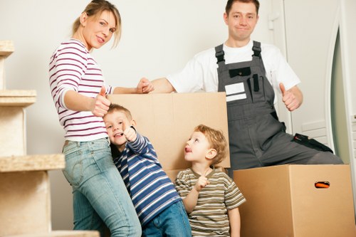 Packing and handling household items for a house move in Ilford